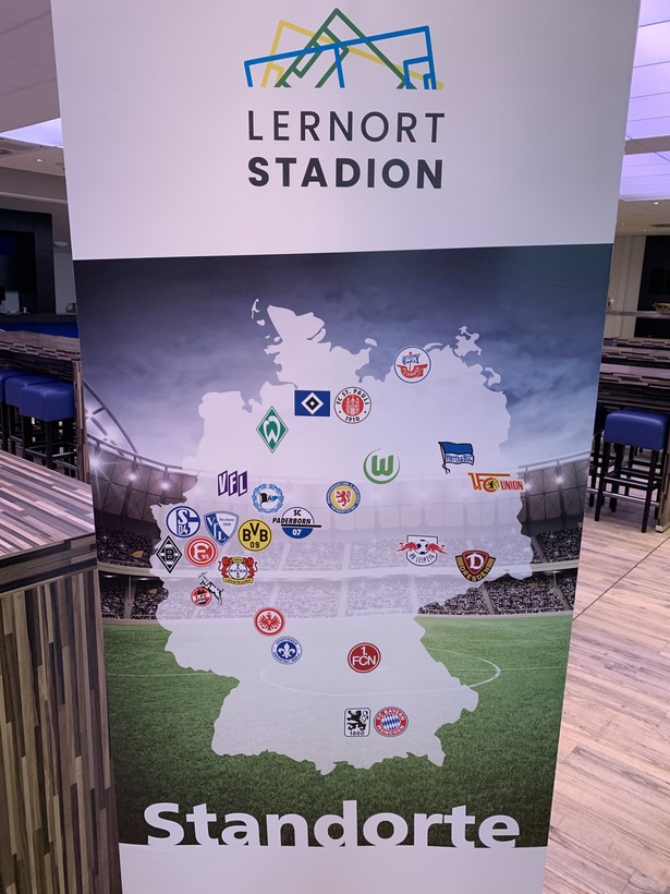 Plakat Lernort Stadion